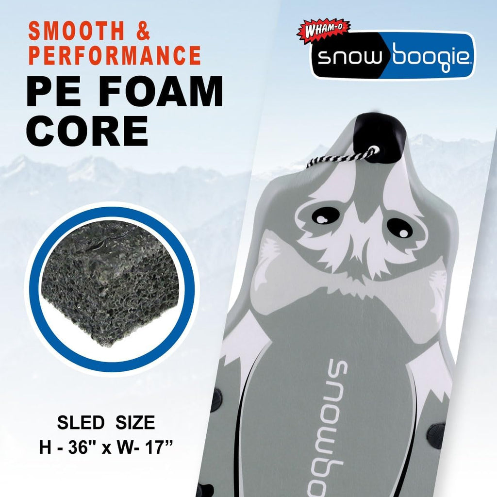 Animal Sled 36" Single Rider Snow Foam Sled with Soft Handles U12547