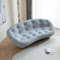Curved Gray Sofa R787508