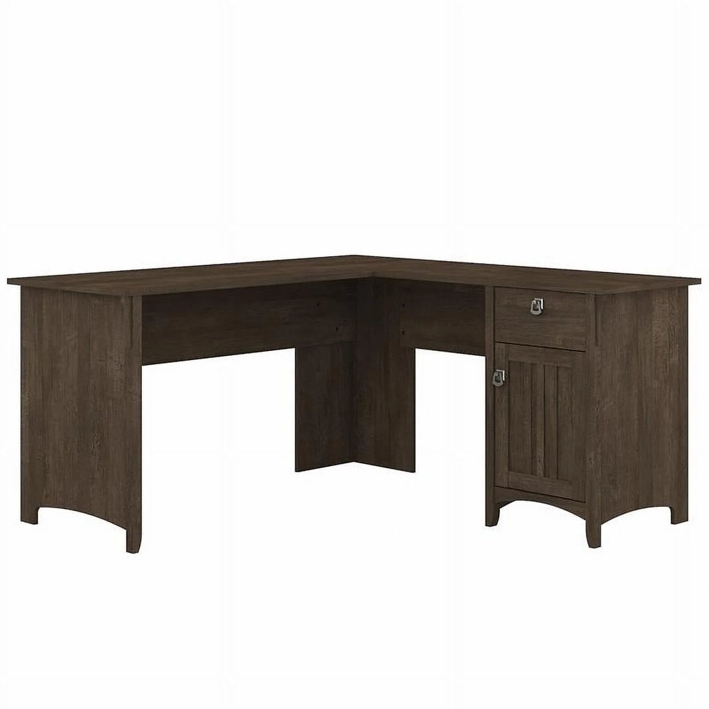 L Shaped Desk with Storage A526