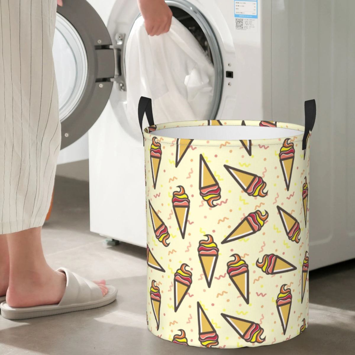 Waterproof Laundry Hamper with Handle S776
