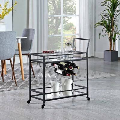 Black Bar Cart V5635