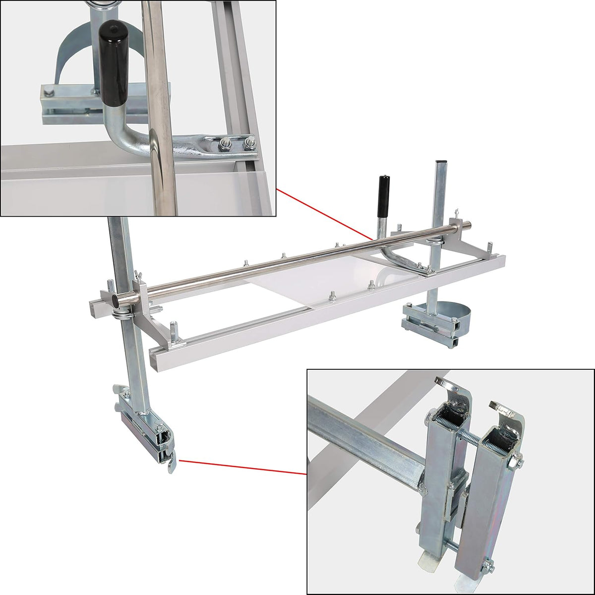 14" - 36" Portable Aluminium & Steel Chainsaw Guide Bar Mill Pack of 2 L420553