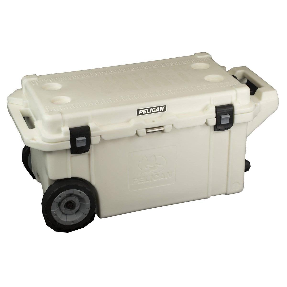 White 80qt Wheeled Cooler C755432