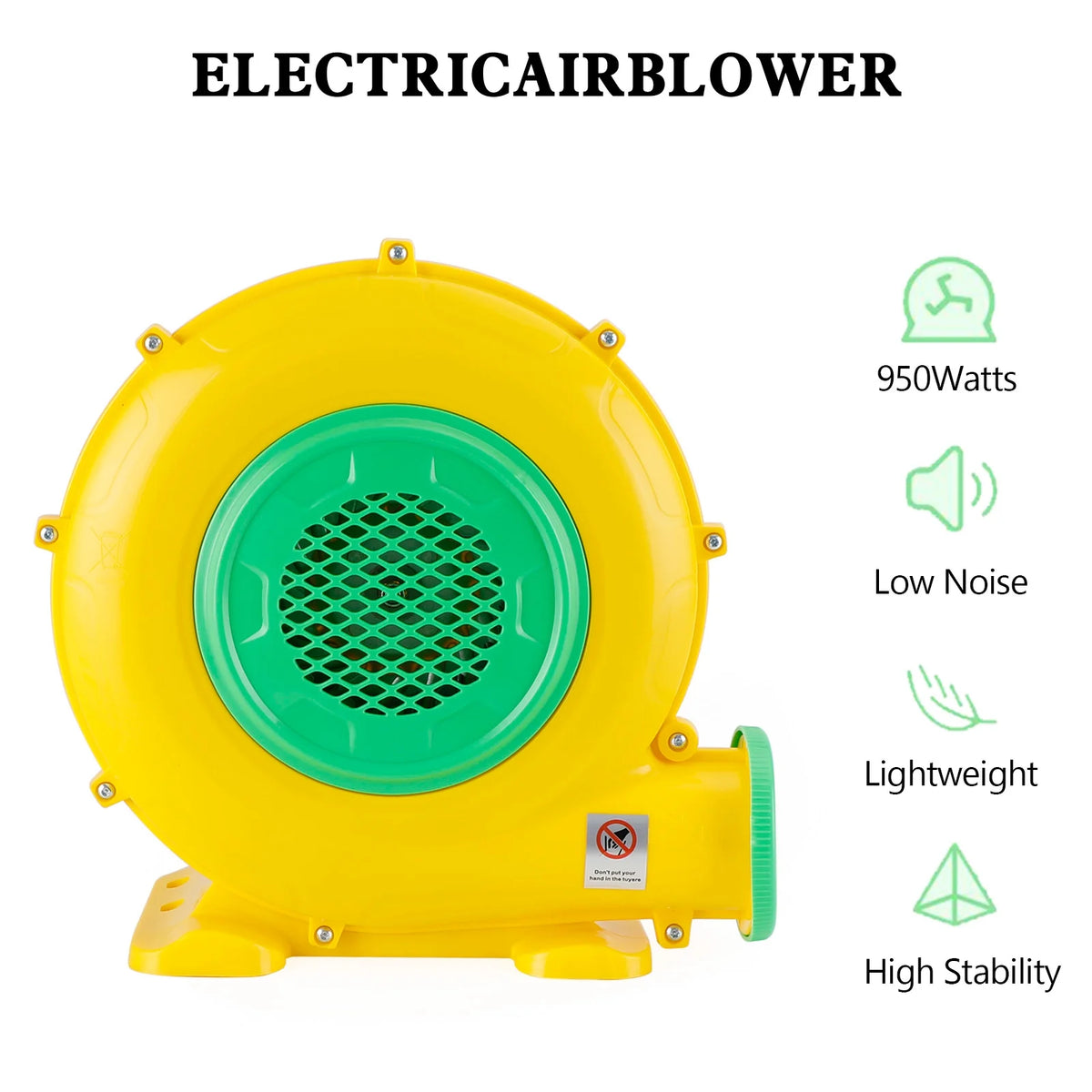 950 Watt Inflatable Bounce House Water Slide Air Pump Blower Fan A468