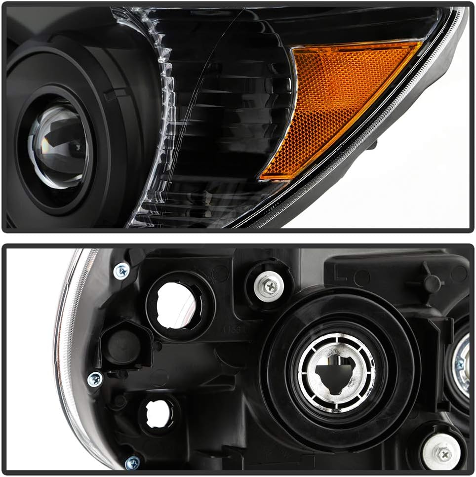 Black 2006-2009 Toyota 4Runner Replacement Headlights P8883