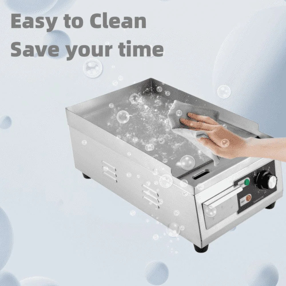 1300W Electric Griddle Flat Top Stainless Steel Q20329