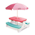 Kids Picnic Table with Umbrella S195