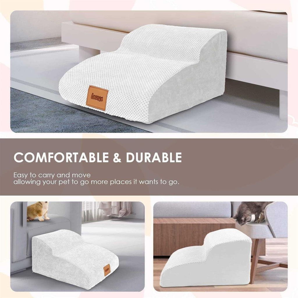 2-Step 30D Foam Pet Stairs with Waterproof Cover R528