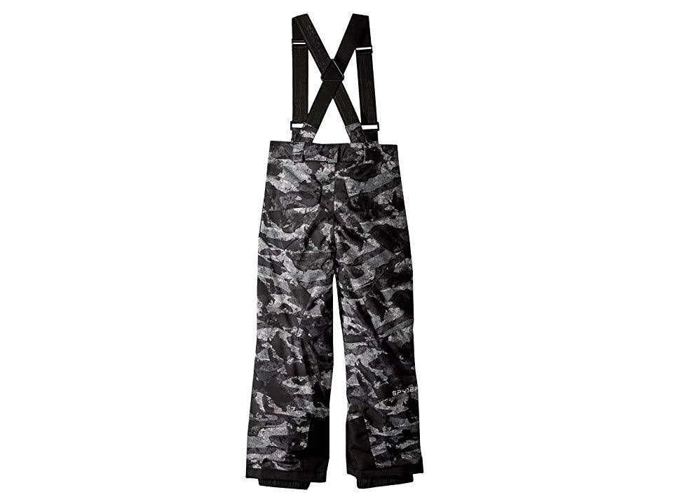 Camo Distress Print/Black Boys Pant X595