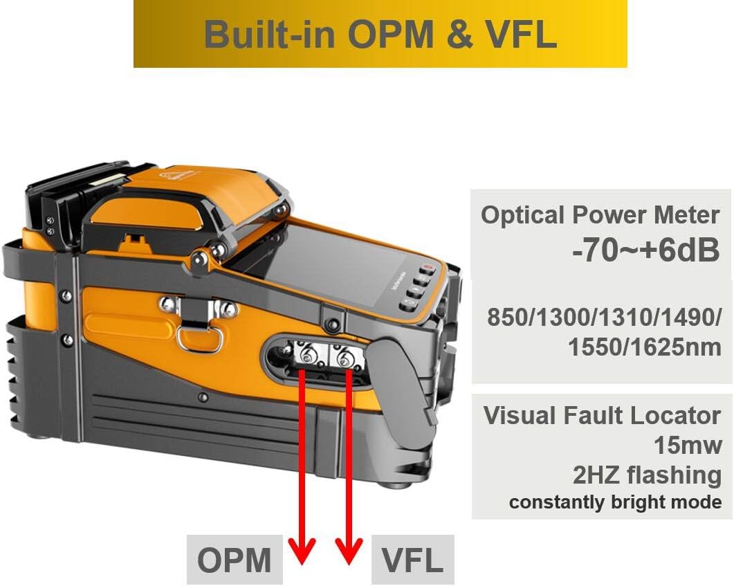 AI-9 Fusion Splicer Toolbox Kit with Automatic Focus and 6 Motors N76210