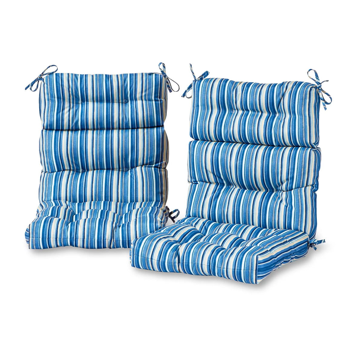 44 x 22 in. Outdoor High Back Chair Cushion Set of 2 X867