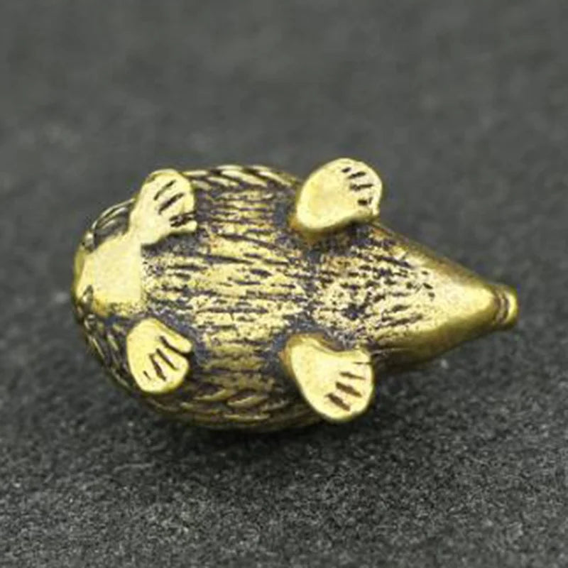 Brass Hedgehog Statue Home Decor Ornaments V21335