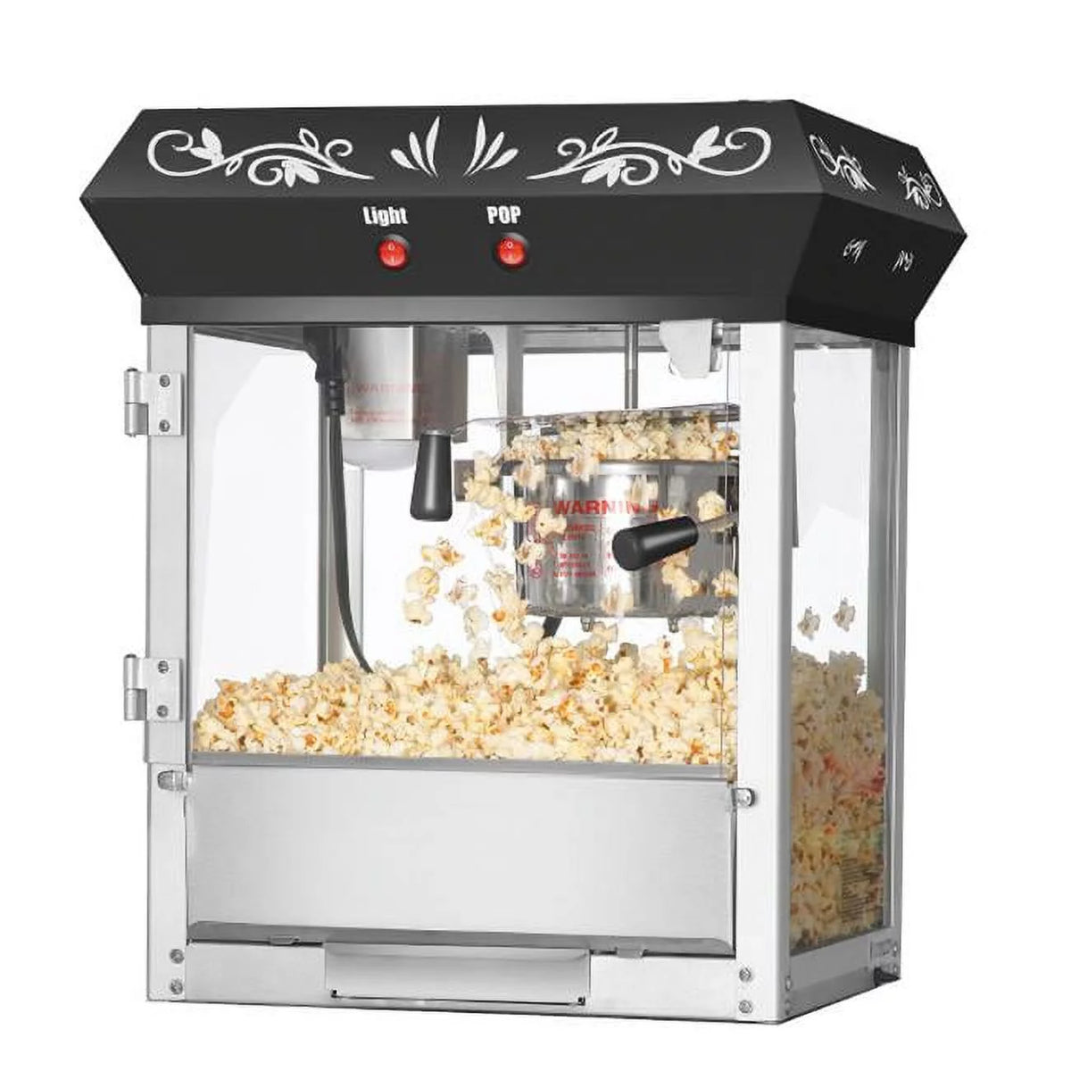 Black 4 oz Popcorn Popper Machine I67221