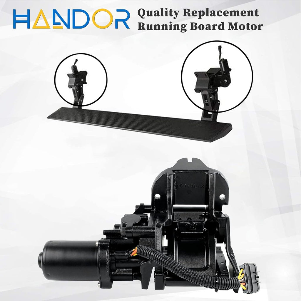 Front Left Power Running Board Motor Assembly with Bracket & Hinge L308