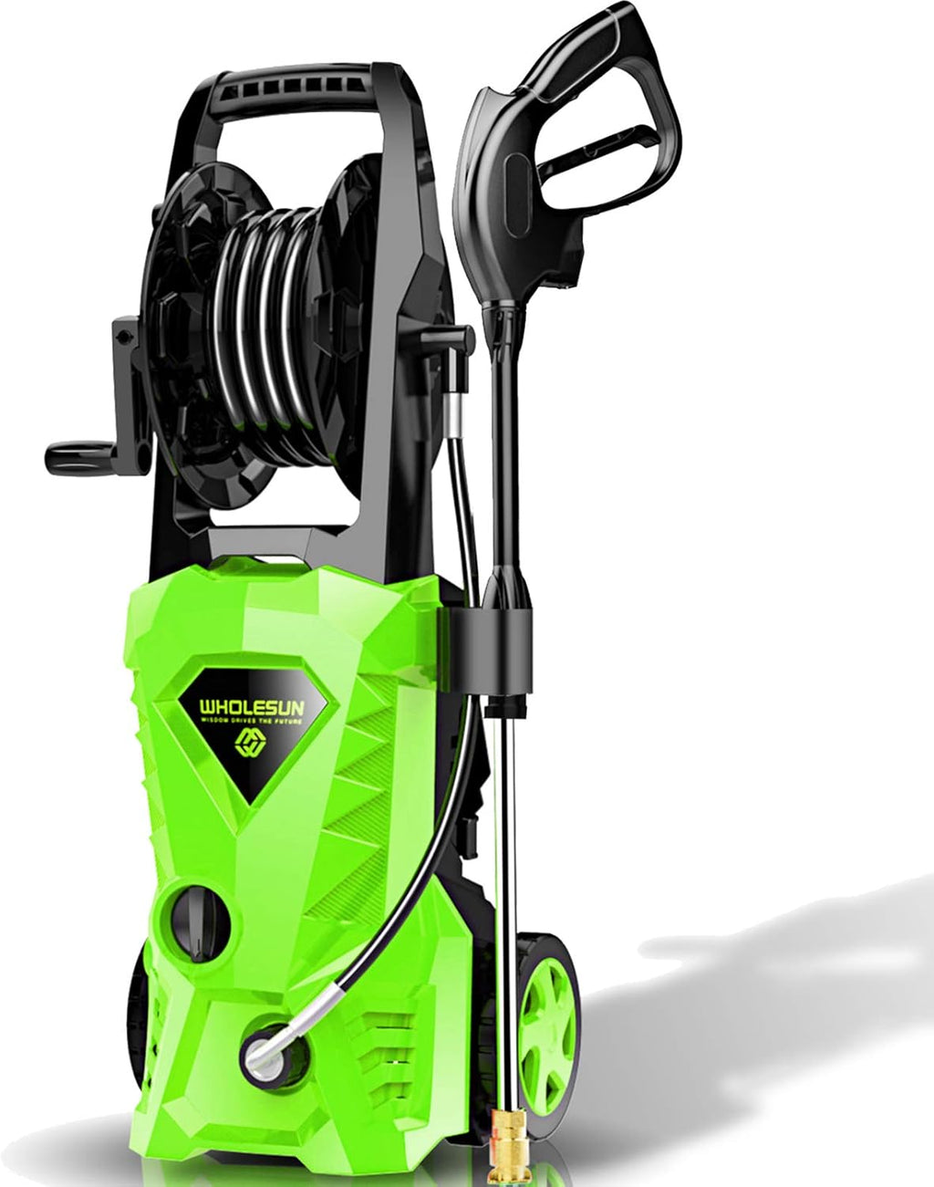 Electric Pressure Washer 2.4 GPM 1600W with 4 Nozzles Foam Cannon N587845