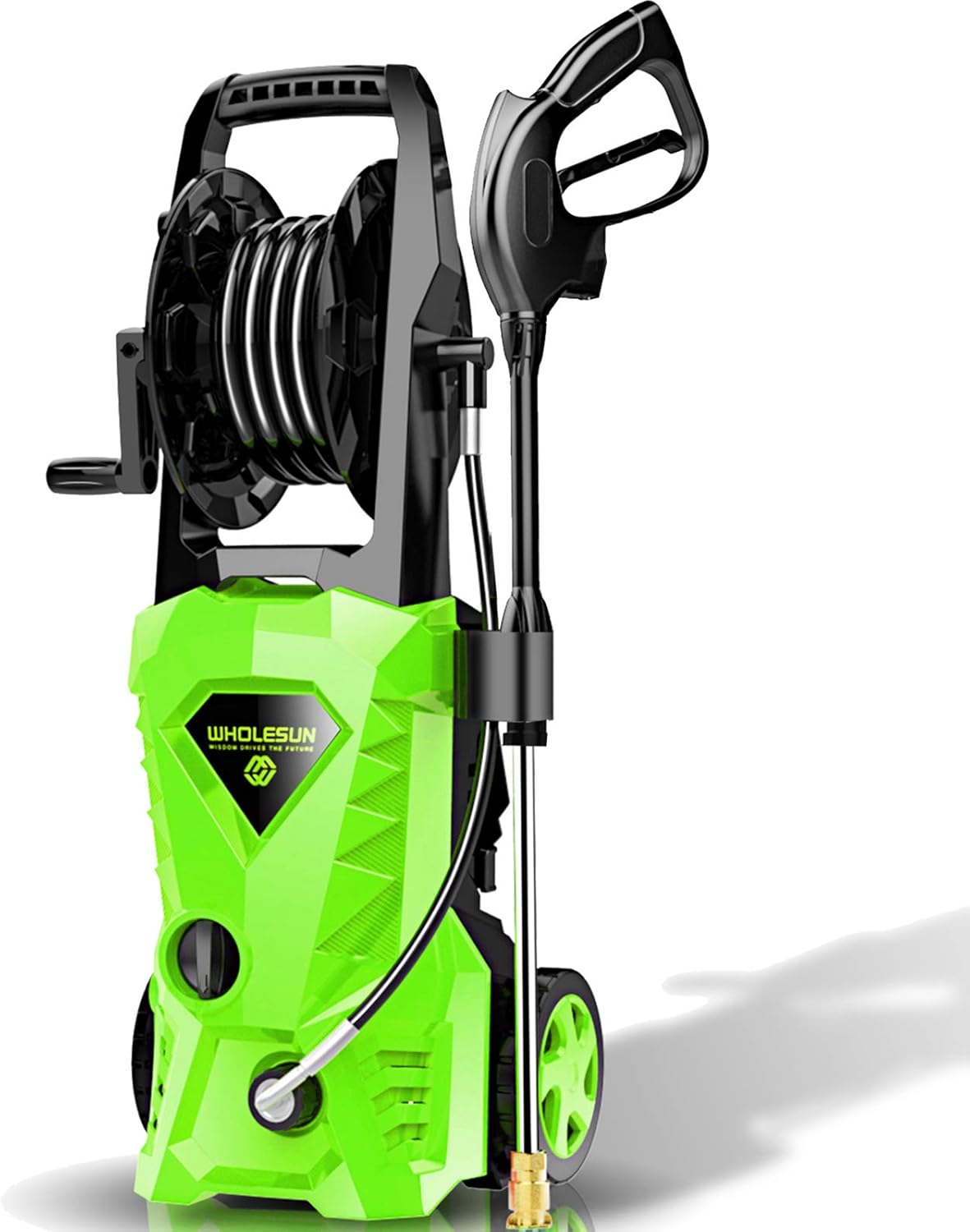 Electric Pressure Washer 2.4 GPM 1600W with 4 Nozzles Foam Cannon N587845