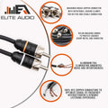 6 Channel 15' RCA Male to RCA Male Stereo Cable Q9149