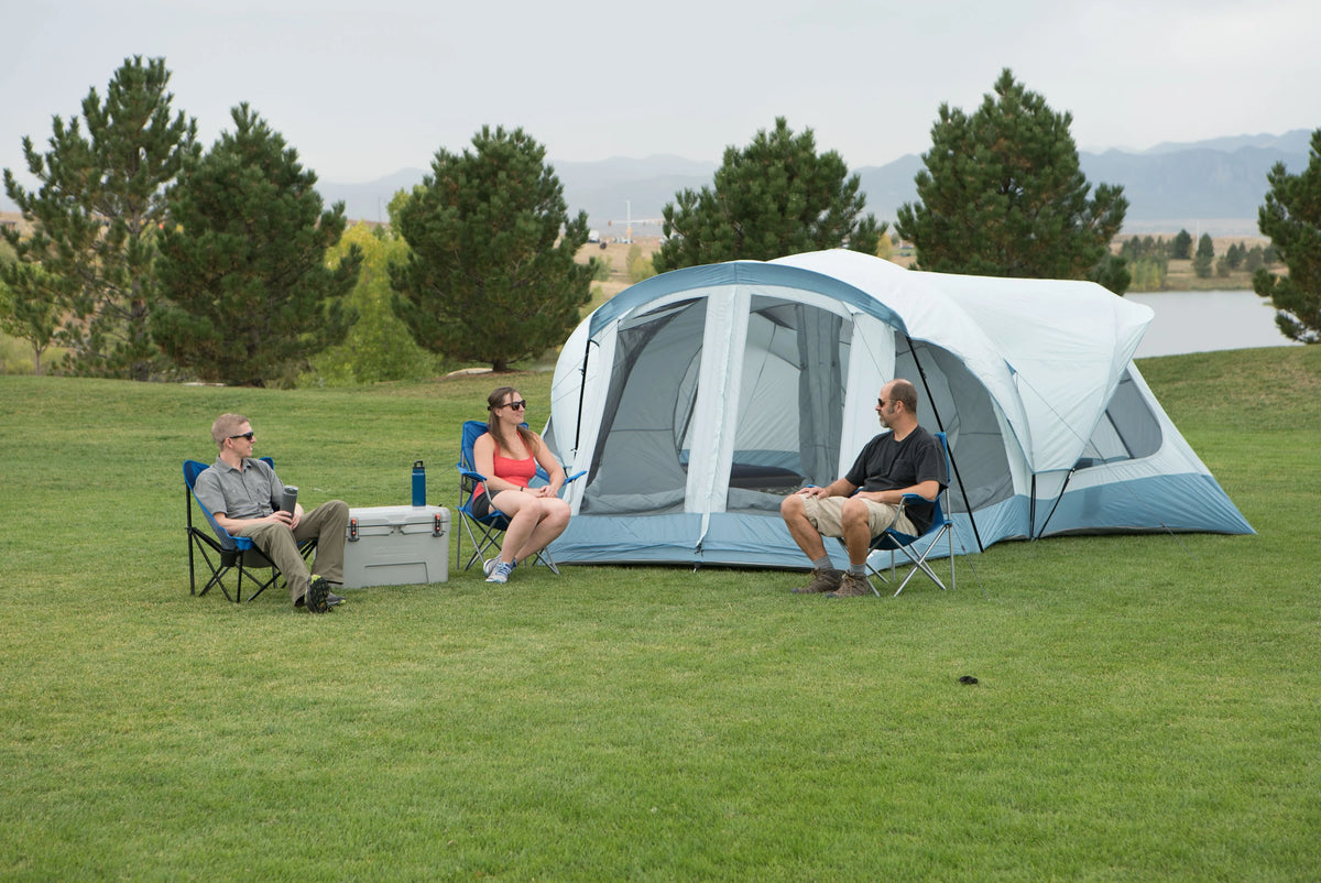 14-Person 18 ft. x 18 ft. Family Tent with 3 Doors S76677