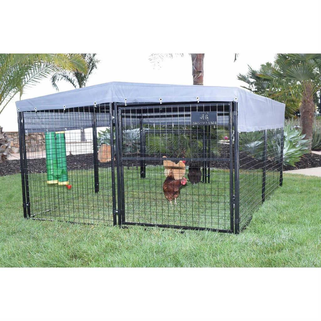Welded Wire Pen Canvas Top S650