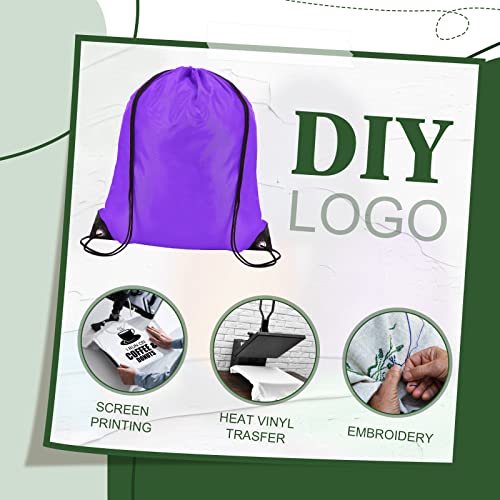 200 Pcs Nylon Drawstring Bags T929089