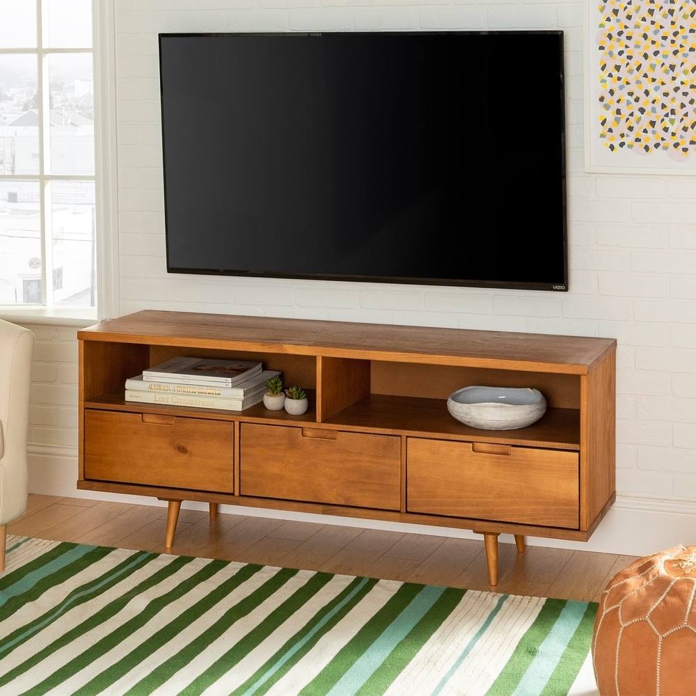 Walnut 3-Drawer TV Console E97679