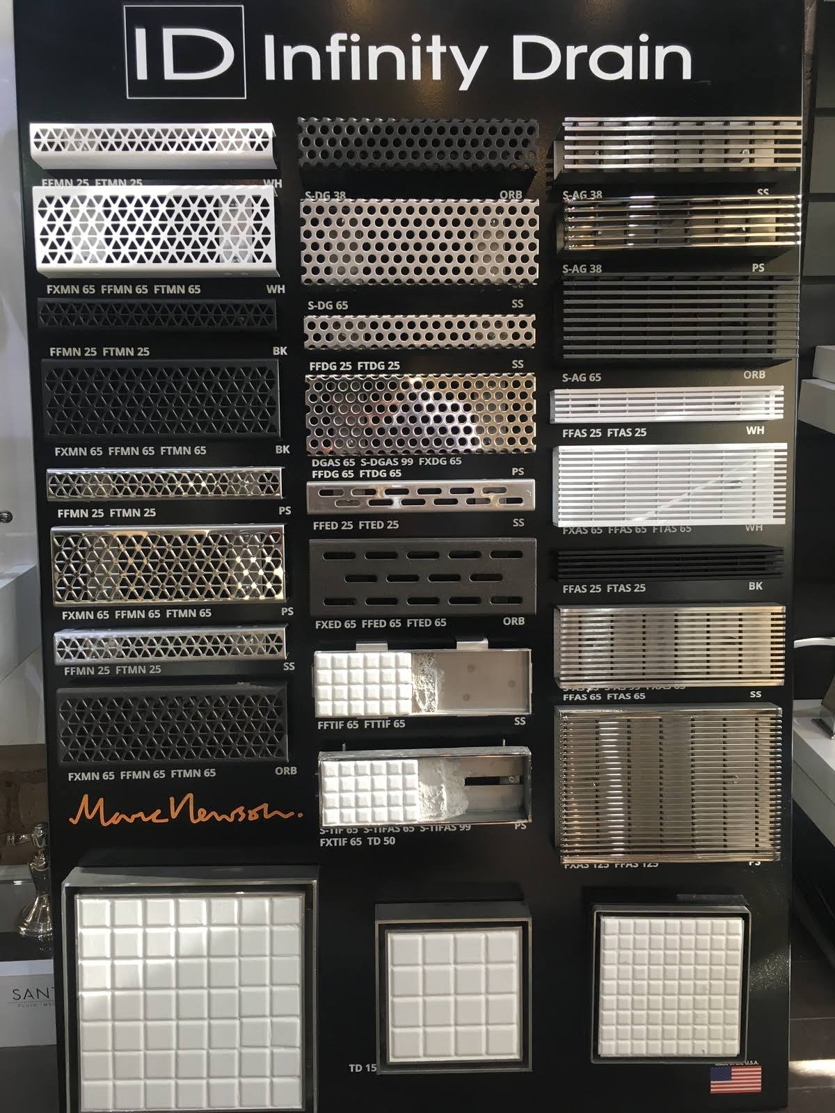 60 inch Polished Stainless Drain Grate L594010