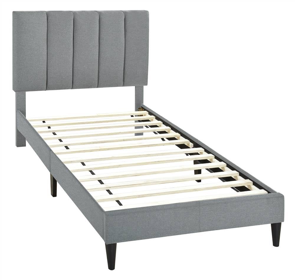 Vertical Channeled Platform Bed I5852