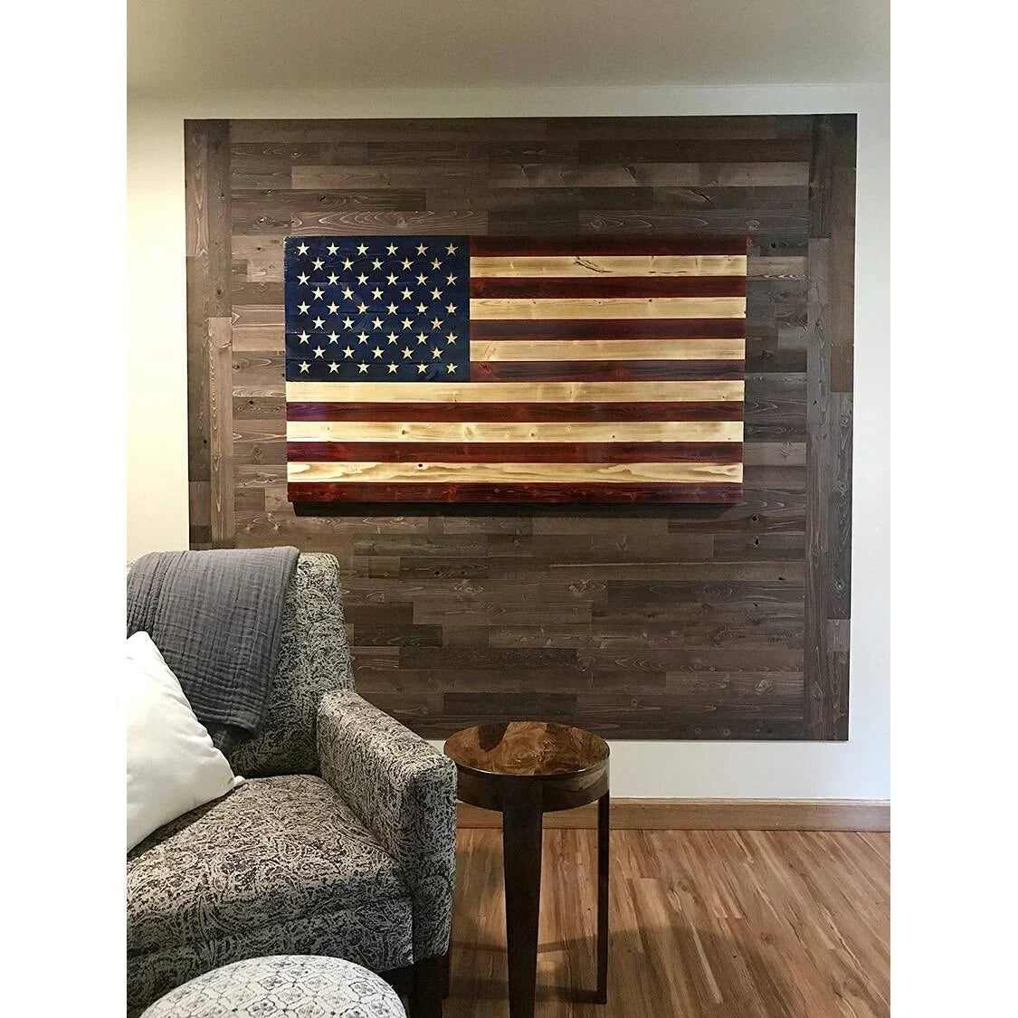 Reclaimed Wooden Wall Planks Peel and Stick 10 Sq. ft R58058