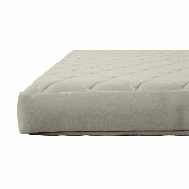 Quilted Twin Mattress with Removable Cover in Gray Y342770