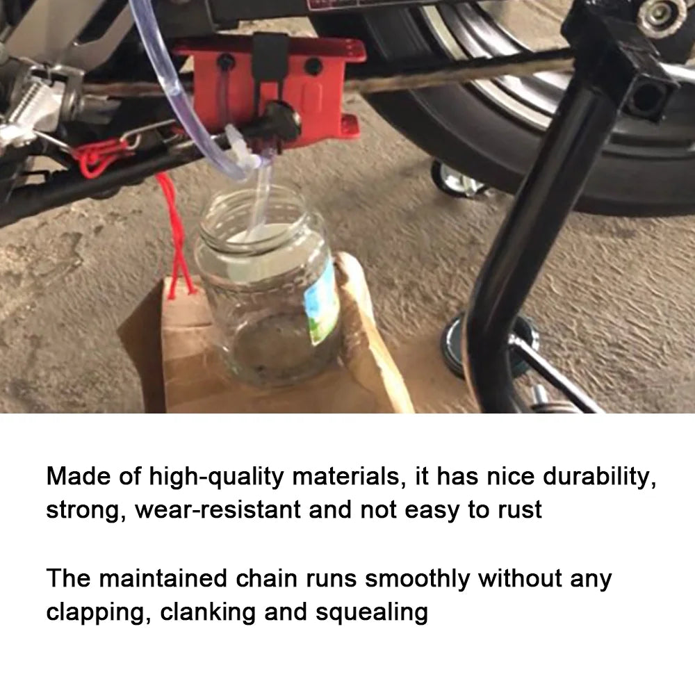 Motorcycle Chain Cleaning Kit with Brush and Lube Device G2568
