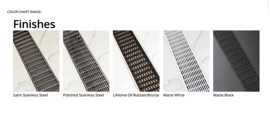 60 inch Polished Stainless Drain Grate L594010