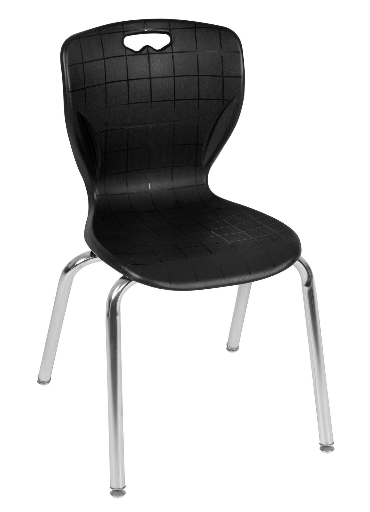 Height Adjustable Classroom Table with 2 Stack Chairs A76322
