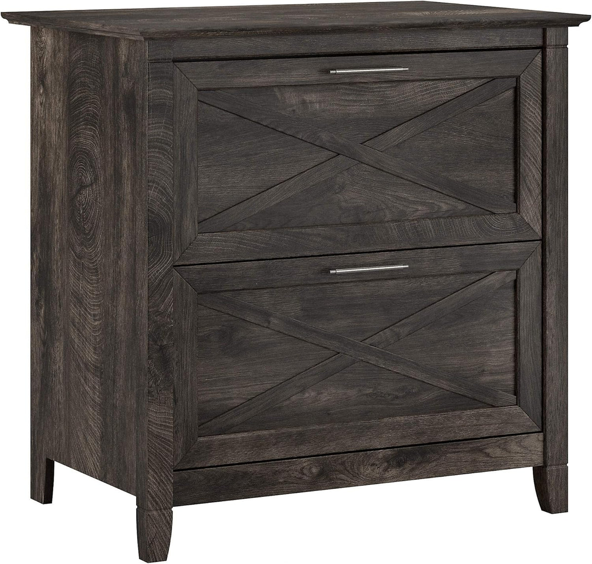 2 Drawer Lateral File Cabinet in Washed Gray G98194