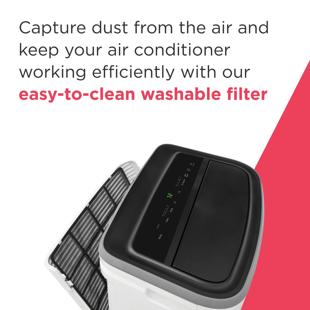 8,000 BTU Portable Air Conditioner with Dehumidifier L68970