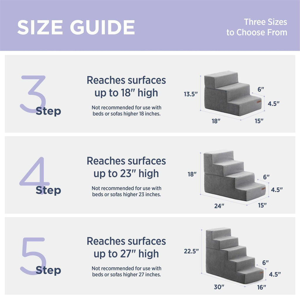 Folding Pet Stairs with CertiPUR-US Certified Foam K175950