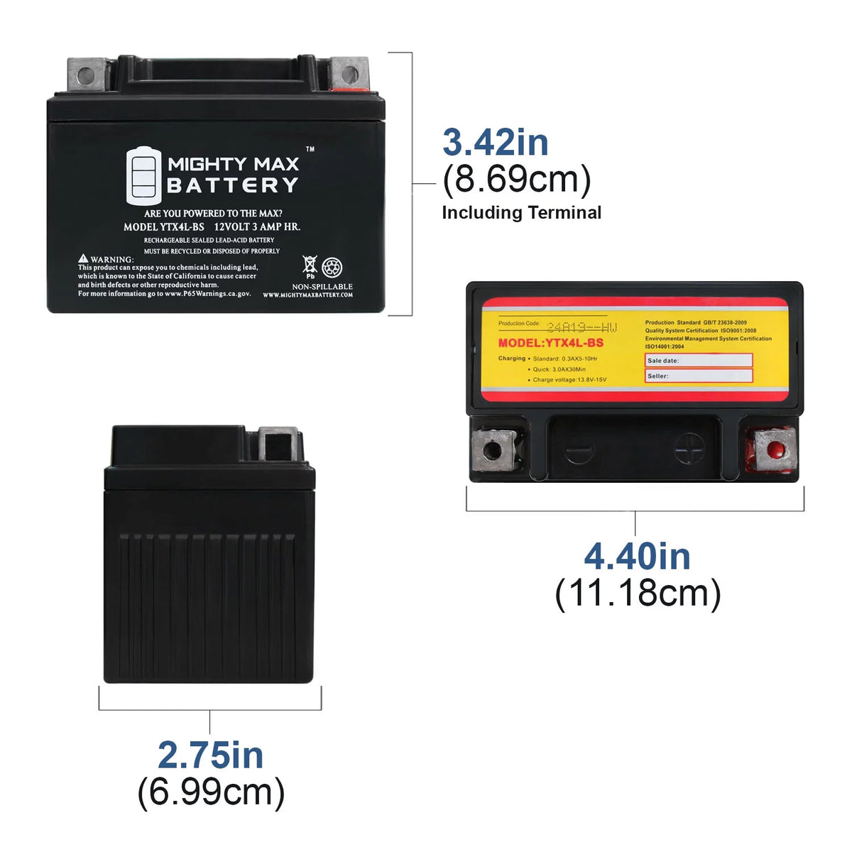 Deep Cycle Battery 3 Pack Z3027