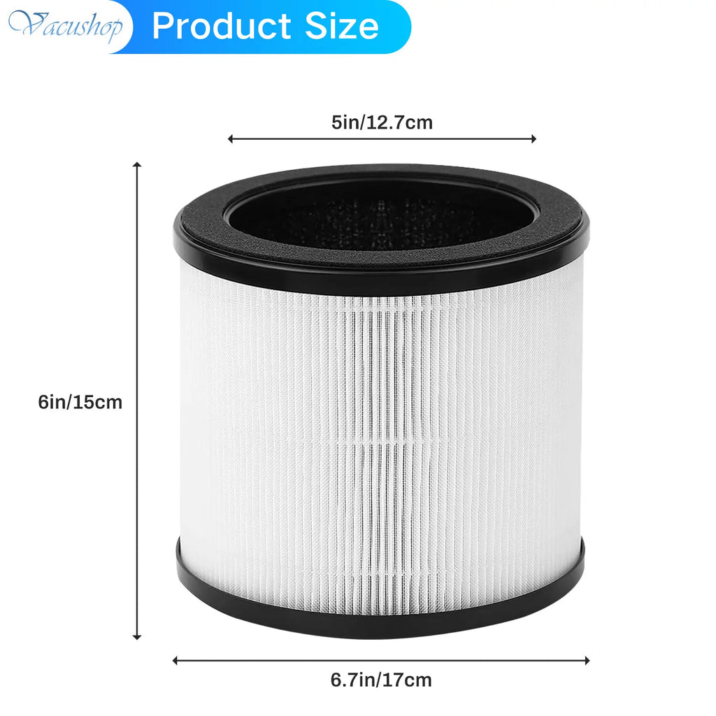 2 Packs Replacement Filter True HEPA A14043