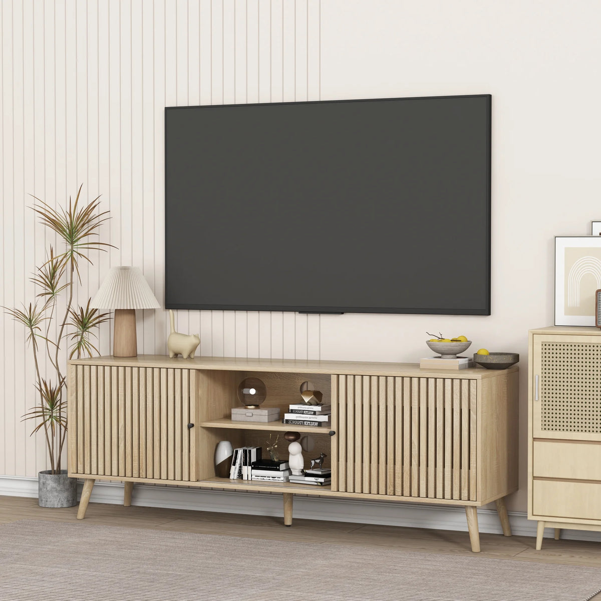 Wood TV Stand up to 70 M878