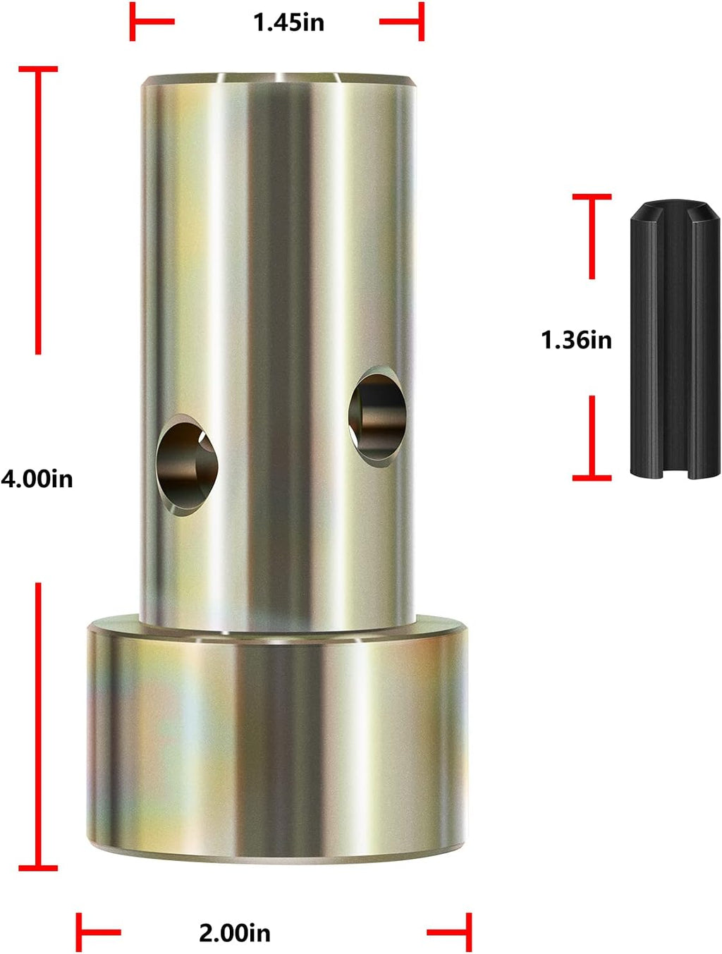 Pair of Cat 1 Quick Hitch Adapter Bushings Set for Category I 3-Point Tractors T614