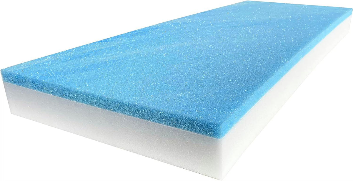 18" x 82" Cool Gel Memory Foam Bench Cushion Replacement M684641