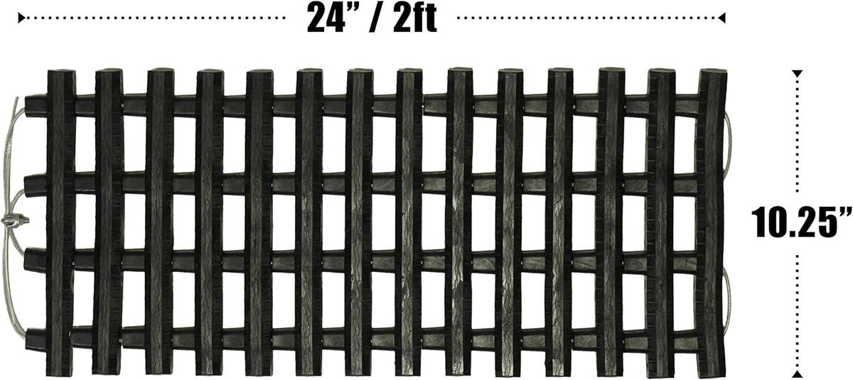Heavy-Duty Rubberized Recovery Track Pack of 2 U36442
