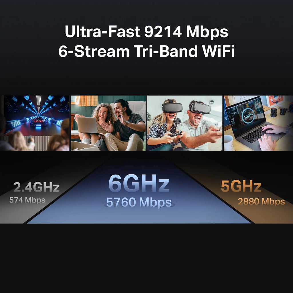 Tri-Band WiFi 7 Router Q128