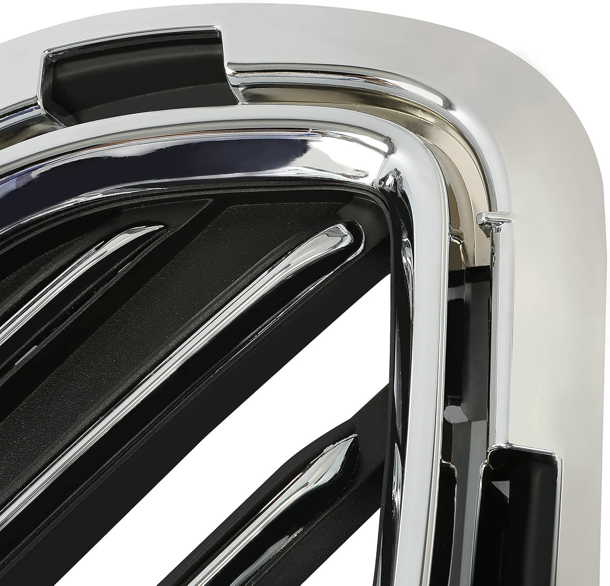 Chrome Frame Grille Front Grill Bumper Guard Cover Molding Replacement W6556