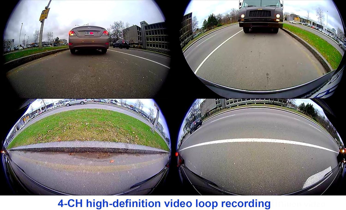 Bird View Camera System with 4 HD Bus Cameras J967885