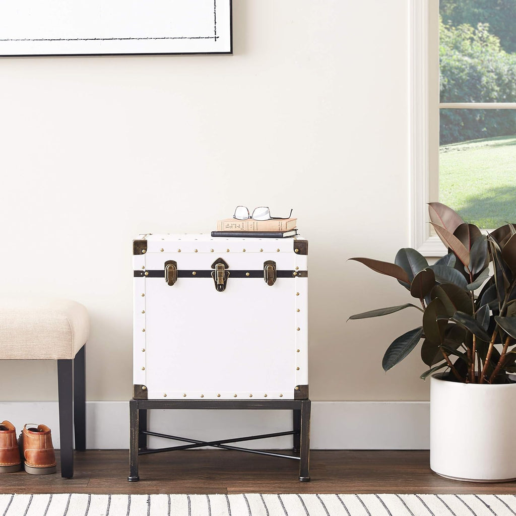 White Accent Cabinet G588