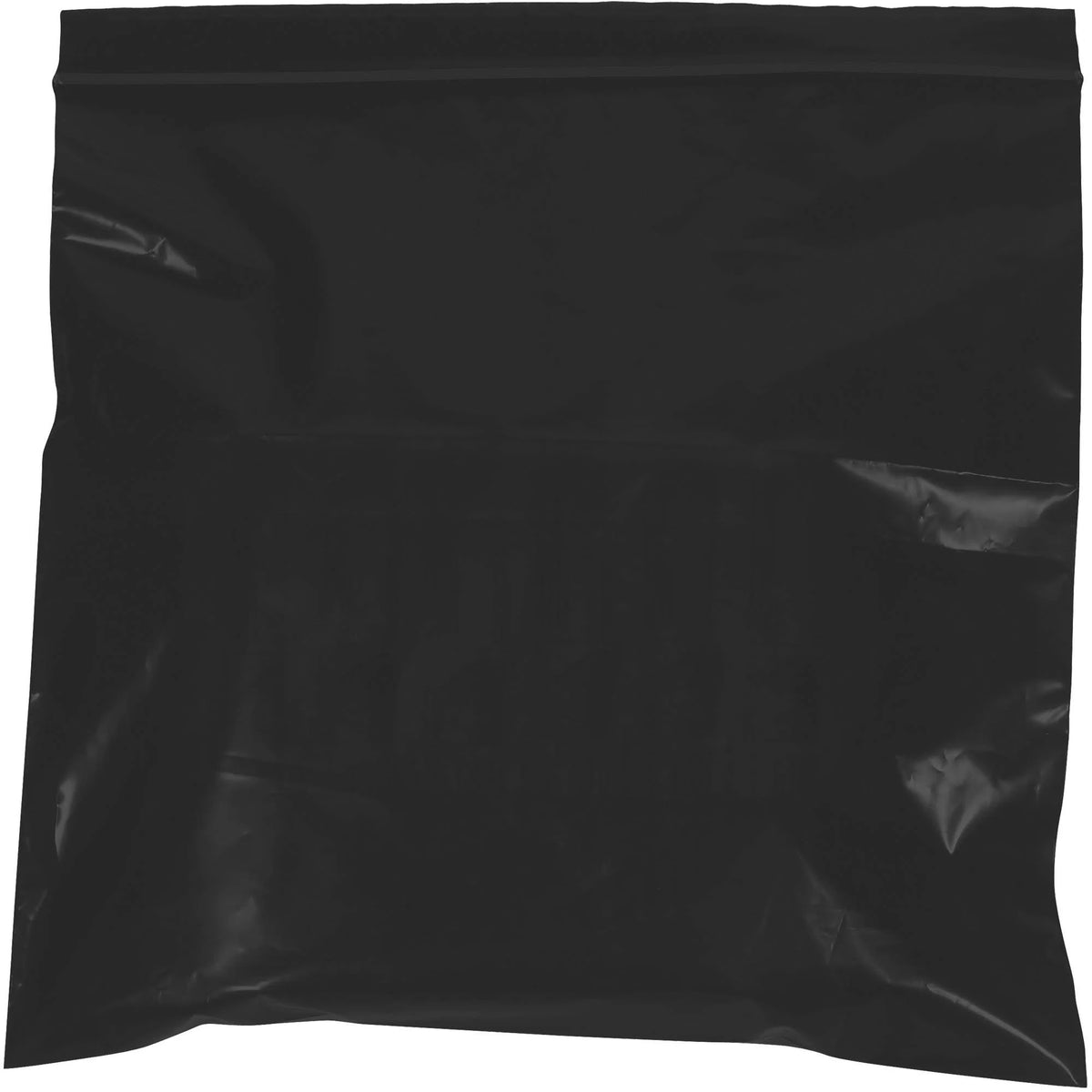Black 2 Mil Poly Bags 1000/Case O815