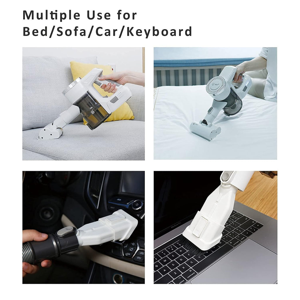 Cordless Pet Vacuum Cleaner with Grooming Brush, Stainless Comb Teeth Shedding Tool Kit I1269