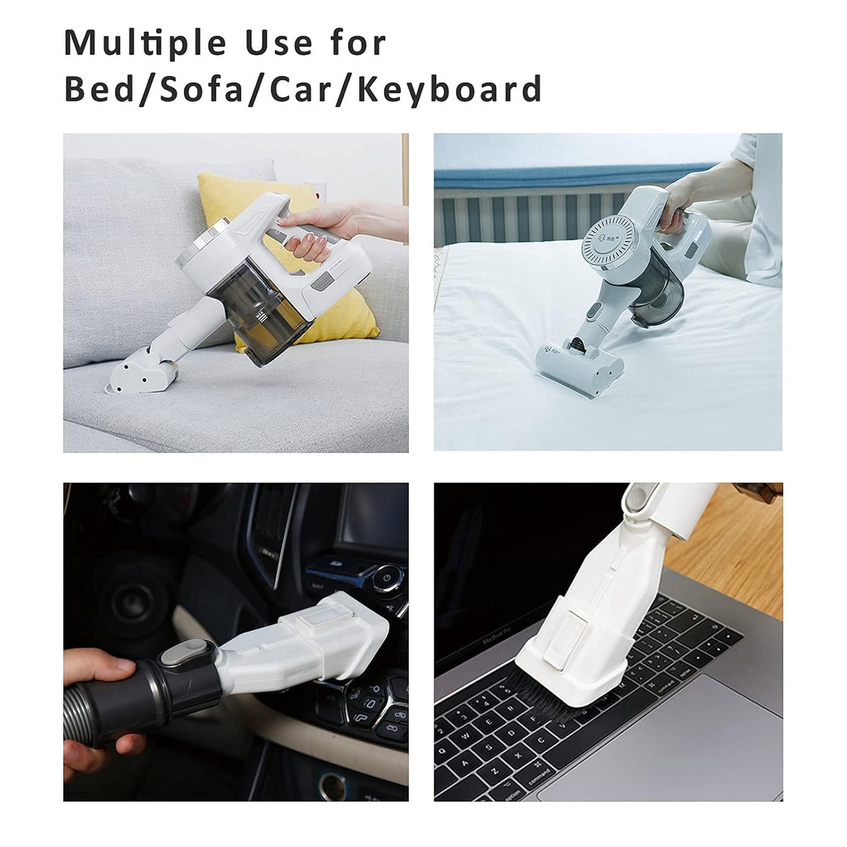 Cordless Pet Vacuum Cleaner with Grooming Brush, Stainless Comb Teeth Shedding Tool Kit I1269