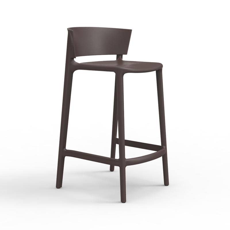 White Patio Bar Stool P9947