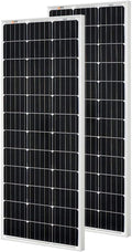 200 Watt 12 Volt Monocrystalline Solar Panel 2 Pack I906